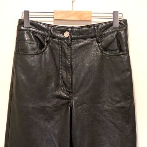 EUC Wildfred 2 The Melina Black Faux Leather Pants - Picture 6 of 11